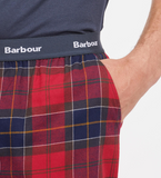 Barbour Glenn Tartan Trousers - Red Tartan