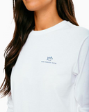 Southern Tide Canoe And You Long Sleeve T-Shirt - Classic White