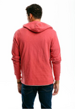 Southern Tide Capillary Sun Farer Hoodie - Holly Berry