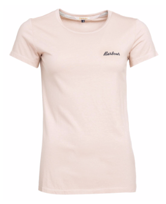 Barbour Edie T-Shirt - Light Pink