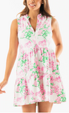 Mahi Gold Women's Lauren Dress - Summer Spray Blossom