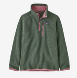 Patagonia Kids' Better Sweater® 1/4-Zip Fleece - Hemlock Green