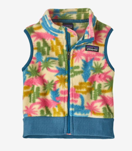 Patagonia Baby Synchilla® Fleece Vest - Tree Connection: Oat White