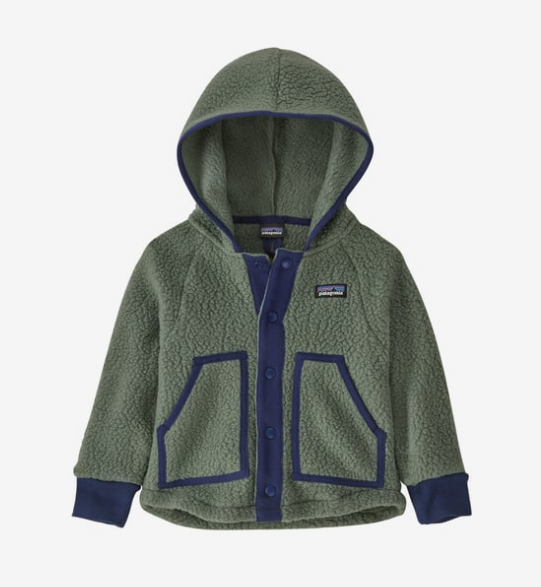 Patagonia Baby Retro Pile Fleece Jacket - Hemlock Green