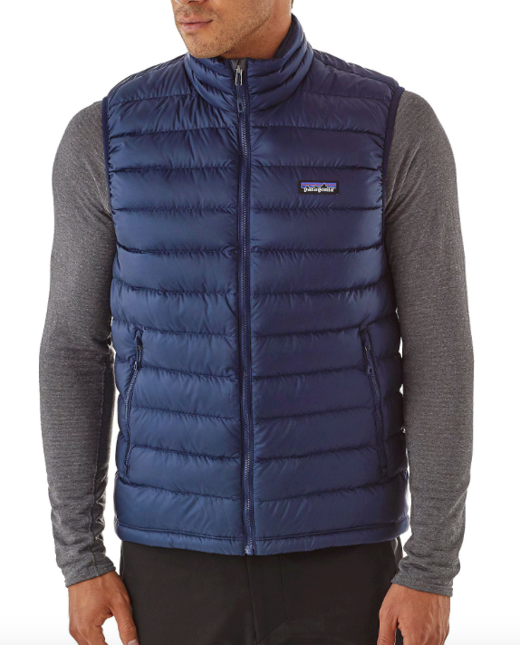 Patagonia Men s Down Sweater Vest Navy Blue