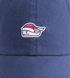 Vineyard Vines Santa Whale Mistletoe Baseball Hat - Vineyard Navy