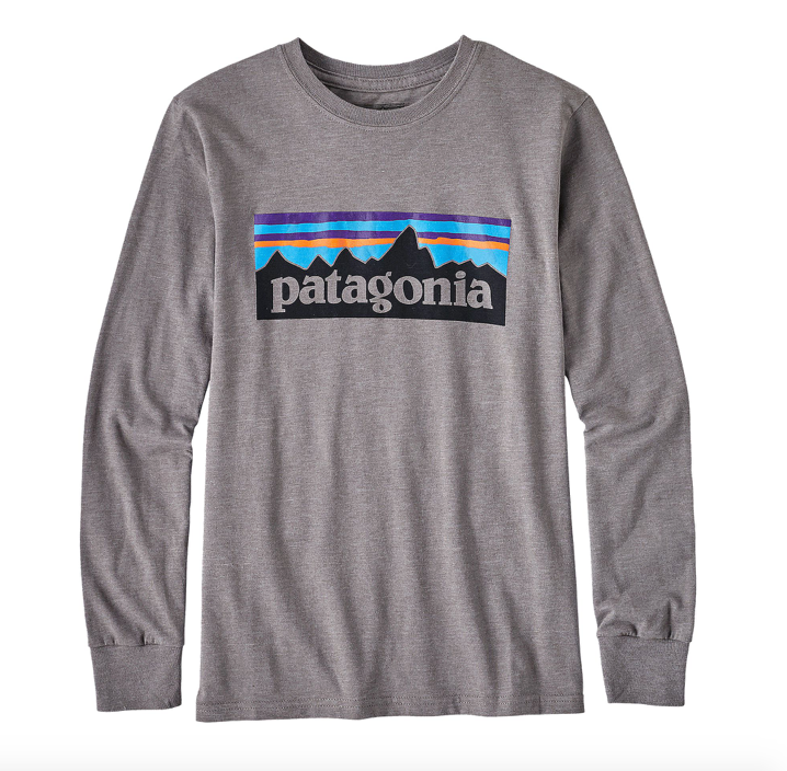 Patagonia p6 hot sale logo long sleeve