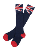 Barbour Women's Union Jack Socks - Navy