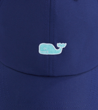 Vineyard Vines Womens Performance Logo Baseball Hat - Deep Bay