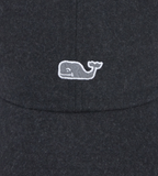 Vineyard Vines Women's Wool Whale Logo Baseball Hat - Jet Black
