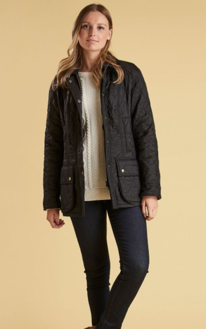 Barbour beadnell deals polarquilt jacket black