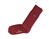 Vineyard Vines Men's Micro Dot Socks - Crimson