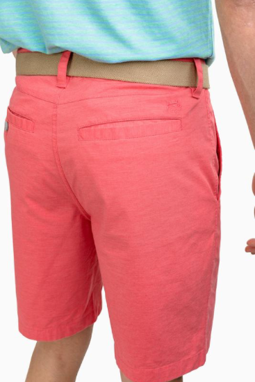 Southern Tide Heather T3 Gulf Short Rosewood Red Krizia Martin