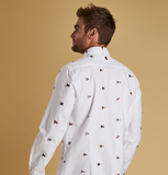 Barbour Oxford Flag Tailored Fit Shirt - White