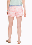 Southern Tide Pearl Lagoon Knit Lounge Short - Light Pink