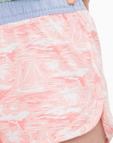 Southern Tide Pearl Lagoon Knit Lounge Short - Light Pink