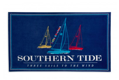 Southern Tide Three Sails Beach Towel