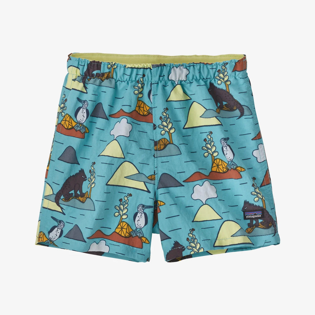 Patagonia Baby Baggies™ Shorts - Volcano Dazed Small: Iggy Blue