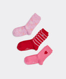 Vineyard Vines Women's Valentine's Day Socks 3-Pack