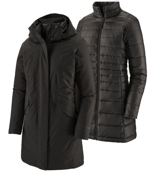 Patagonia Women's Vosque 3-In-1 Parka - Black