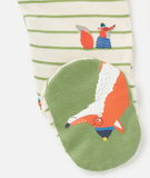 Joules Ziggy Printed Babygrow with Feet - Woodland Animals