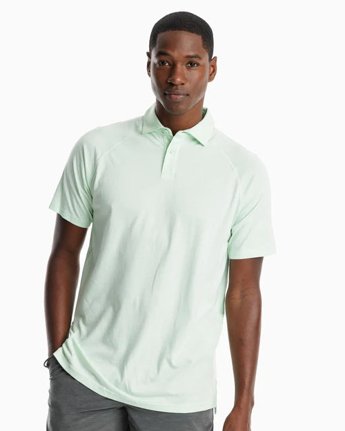 Southern Tide Men's Racquet Performance Polo Shirt -  Algae