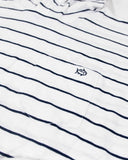 Southern Tide Men's Andreas Striped Sun Farer Hoodie - Classic White