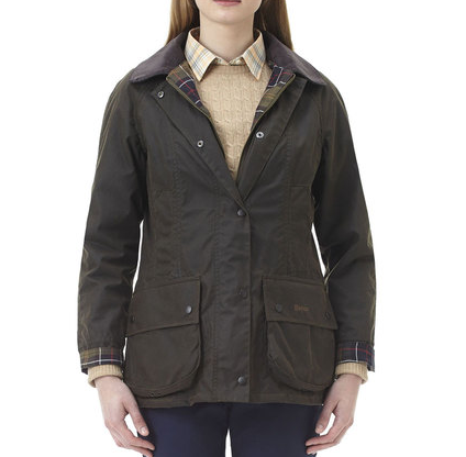 Barbour beadnell online wax jacket olive