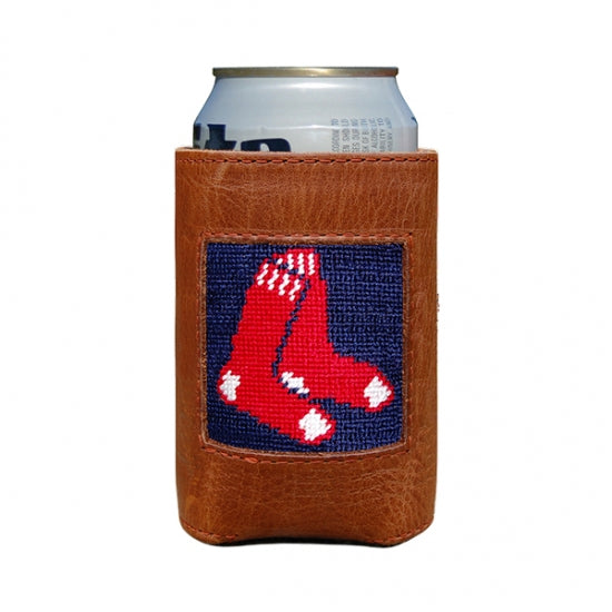 Smathers & Branson Boston Red Sox Needlepoint Can Cooler - Classic Navy