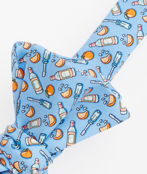 Vineyard Vines Bow Tie - Screwdriver in Light Blue