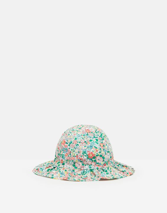 Joules Brit Frill Detail Sunhat - Butterfly Ditsy