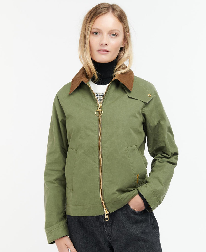 Barbour Campbell Showerproof Jacket - Army/Ancient