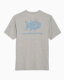 Southern Tide Men's Crabby Skipjack Fill Heather T-Shirt - Heather Light Grey