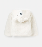 Joules Infant Cuddle Bear Coat - White