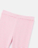 Joules Annie Ribbed Leggings 1-12 Years - Pink Stripe