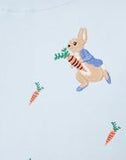 Joules Peter Rabbit Angus Artwork Top Newborn - 24 Months - Blue Peter Rabbit