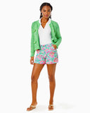 Lilly Pulitzer Women's 5" Gretchen High Rise Short - Soleil Pink Perfect Poppy