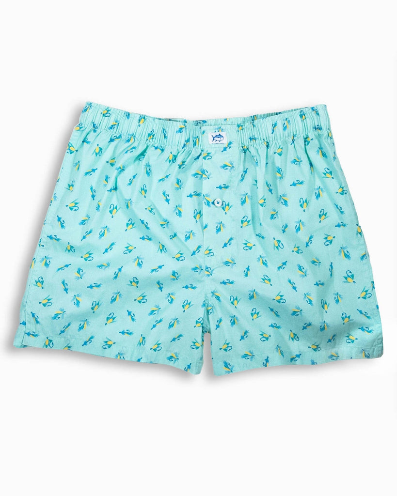 Southern Tide Men's Guy With Allure Boxer - Baltic Teal