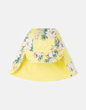 Joules Sonny Legionaire Style Jersey Hat - Floral Yellow