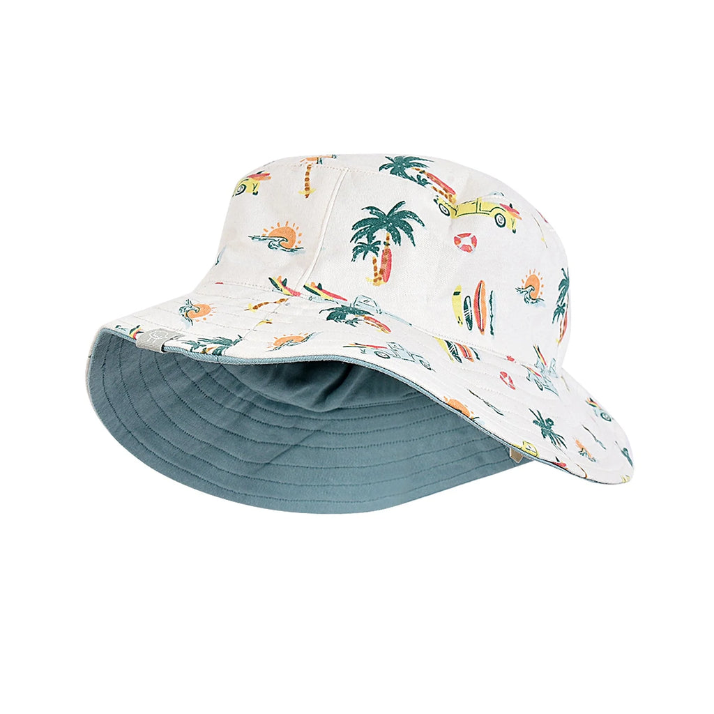 Finn + Emma Reversible Bucket Hat - Beach Vibes