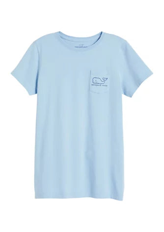 Vineyard Vines Women's Vintage Whale Short Sleeve Pocket T-Shirt - Jake Blue