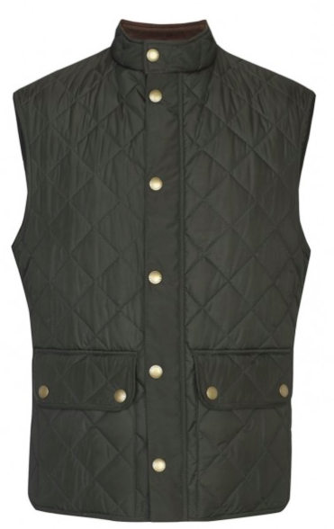Barbour Lowerdale Quilted Vest Olive Krizia Martin