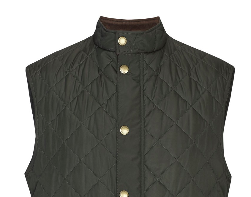Barbour Lowerdale Quilted Vest Olive Krizia Martin