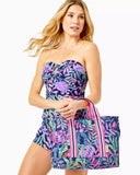 Lilly Pulitzer Mini Mercato Tote - Oyster Bay Navy Youve Been Spotted