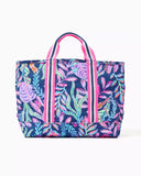 Lilly Pulitzer Mini Mercato Tote - Oyster Bay Navy Youve Been Spotted