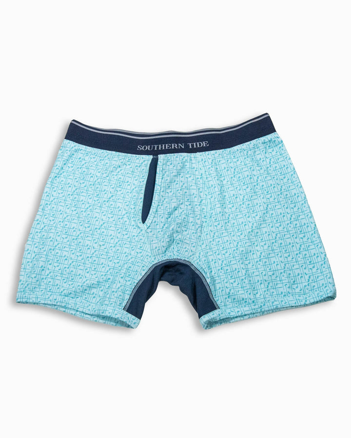 Southern Tide Men's Over Clubbing Boxer Brief - Baltic Teal