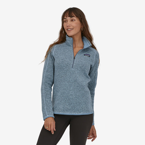 Patagonia Women's Better Sweater 1/4-zip Fleece - Steam Blue