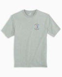 Men's Southern Tide ST USA Sailboat T-Shirt - Heather Grey