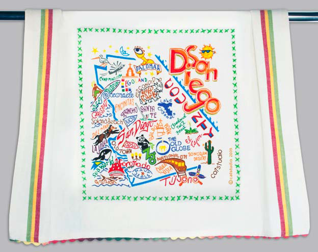 Catstudio San Diego Dishtowel