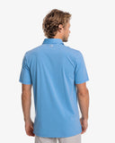 Southern Tide Men's brrr°®-eeze Shores Striped Performance Polo Shirt - Rain Water